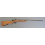 JGA Anschutz 6mm bolt action garden gun with named 23 inch barrel, overall length 103cm,