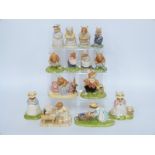 Fourteen Royal Doulton Brambly Hedge figures including Lady Woodmouse, Heading Home,