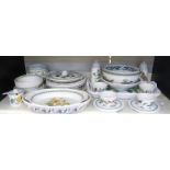 A collection of Portmeirion Botanic Garden ceramics including dishes, plates,