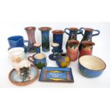 A quantity of Torquay ware and similar ceramics