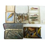 A collection of fishing lures