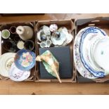 A large collection of ceramics to include Royal Doulton bowl, Wedgwood shaped dish,