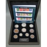Bradford Exchange 1944 Anniversary of D Day coin and stamp set,