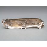 A WMF pewter Art Nouveau dish,