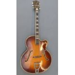 Hofner cello-style acoustic guitar c1958-63 committee model no.