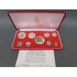A cased Commonwealth of Bahamas proof coin set