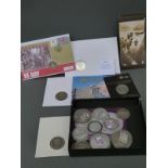 A quantity of commemorative coins to include Route to Victory examples,