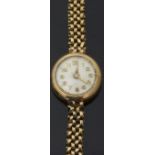 Buren Grand Prix 9ct gold ladies wristwatch ref.