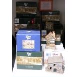 A collection of Lilliput Lane cottages,