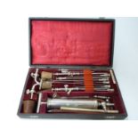 Cased lumbar puncture set by Pettie & Co,