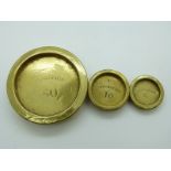 Three sovereign weights comprising 50,