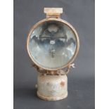 A large Tilley paraffin signal or spot lamp,