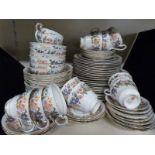 Paragon Country Lane tea and dinner ware, approximately 93 pieces. Mainly 10-12 place setting.