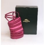 Thomas Heatherwick for Longchamp pink leather handbag and bag with box