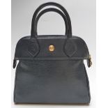 Chloe navy blue small handbag with detachable mirror inside and cloth bag