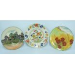 Doulton Seriesware plates including Poppies and a large Mason's Bible pattern plate