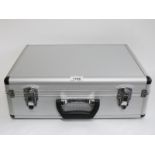 Three various aluminium flight cases