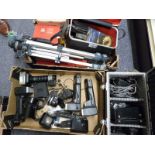 A quantity of photographic equipment, books etc to include boxed Paterson proof printer,