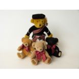 Four Merrythought Teddy bears including three The Ironbridge Bear,