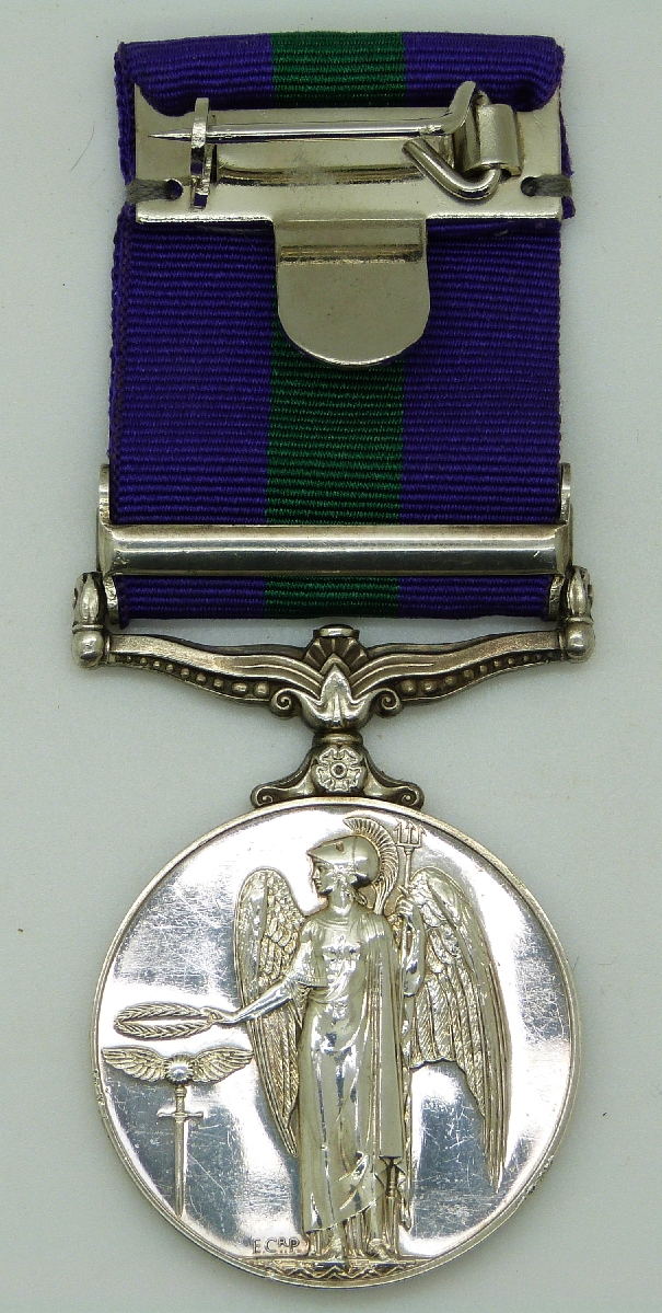 General Service Medal with Malaya clasp named to 22821178 CFN. D. Mills R.E.M. - Image 2 of 4