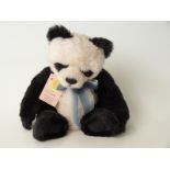 Charlie Bears Ming panda with two-tone black and white mohair and jointed limbs CB604662,