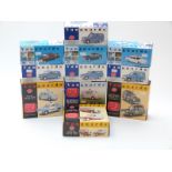Eleven Vanguards 1:43 scale diecast model vehicles including limited edition police cars,