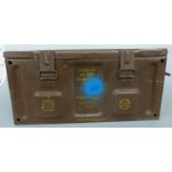 Military ammunition box impressed F632 MK1,