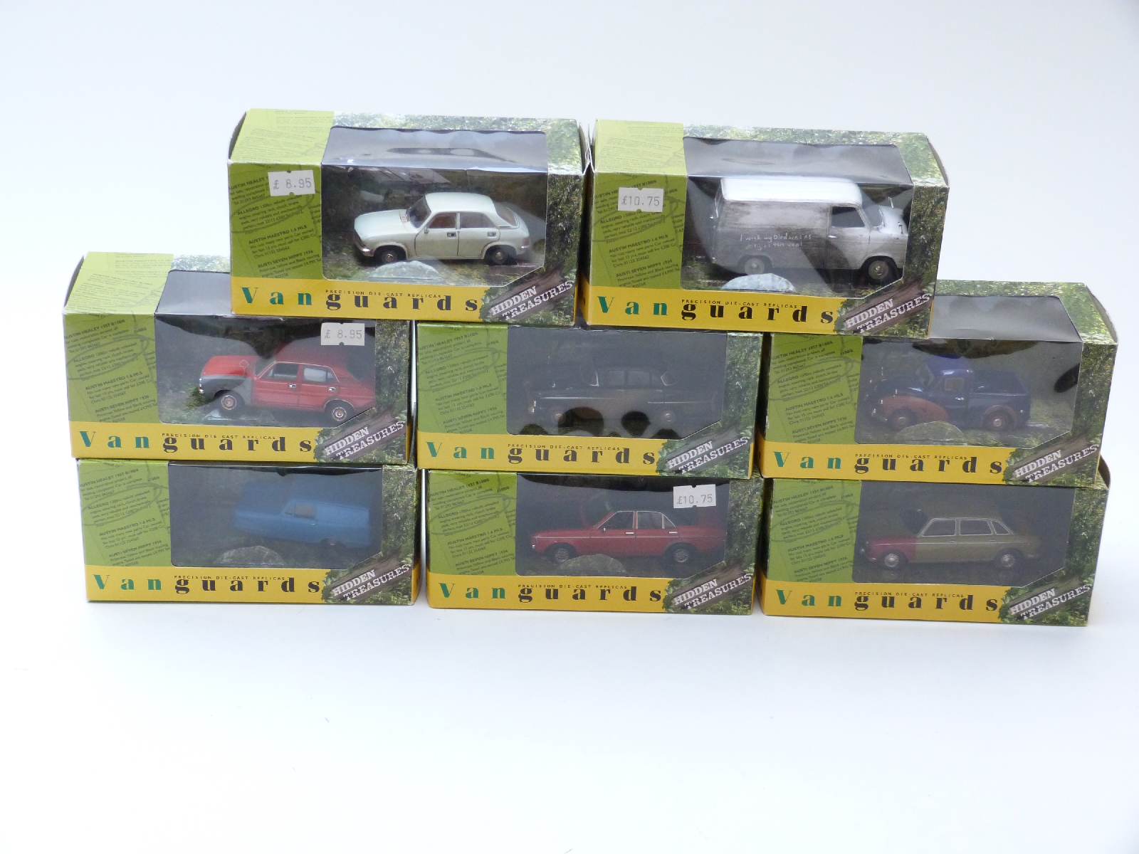 Eight Vanguards 1:43 scale diecast model Hidden Treasures,