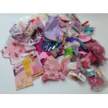 Very large quantity of Barbie, Sindy, Bratz, My Scene and similar fashion doll clothes,