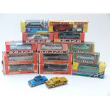 Fifteen Russian USSR diecast model cars including Volga, RAF, Yanka,