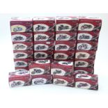 Twenty-eight Atlas Editions diecast model motorbikes,