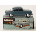 Corgi Toys diecast model RAF Staff Car Standard Vanguard with blue body and military decals 352,