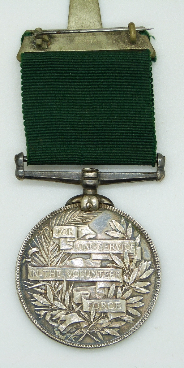 Victorian Volunteer Long Service and Good Conduct Medal named to QrMr & Captain F. - Image 2 of 3
