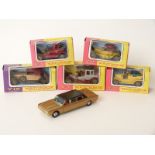 Five Matchbox Models of Yesteryear diecast model cars all in original boxes together with a Corgi