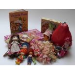 Strawberry Shortcake and Victoria Plum dolls' clothes and accessories with other similar items