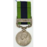 India General Service Medal with Afghanistan North West Frontier 1919 clasp awarded to 201566 Pte J.