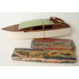 Two Keil Kraft wooden model boat kits Mermaid and Curlew,