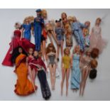 Seventeen Barbie and similar dolls including early examples and collectors' editions