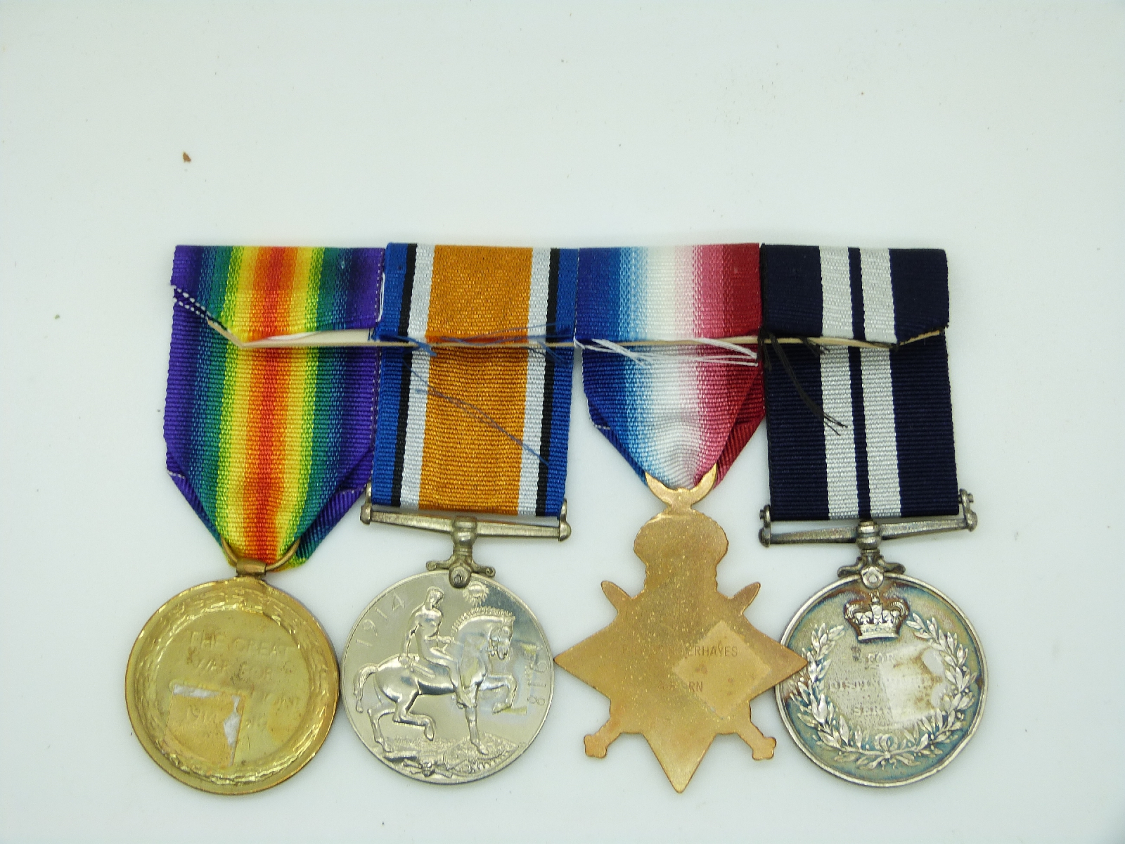 Royal Navy WWI Zeebrugge Raid Distinguished Service Medal Group awarded to J 17954 Frederick - Image 2 of 12