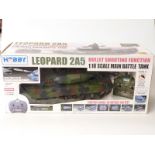 Hobby Engine Leopard 2A5 remote control 1:16 scale bullet shooting tank,