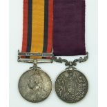 Queen's South Africa medal with Relief of Ladysmith clasp,