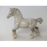 Beswick grey cantering shire