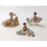 Three Beswick / Royal Doulton Thelwell figures