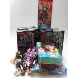 Five Monsters High dolls with Ever After High and four Liv examples, in original boxes,