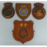 Four ship's plaques for Artful, Cairo,