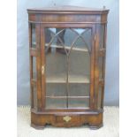 Gothic style corner cupboard