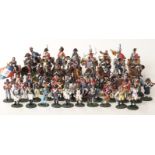 Fifty Del Prado model soldiers including cavalry