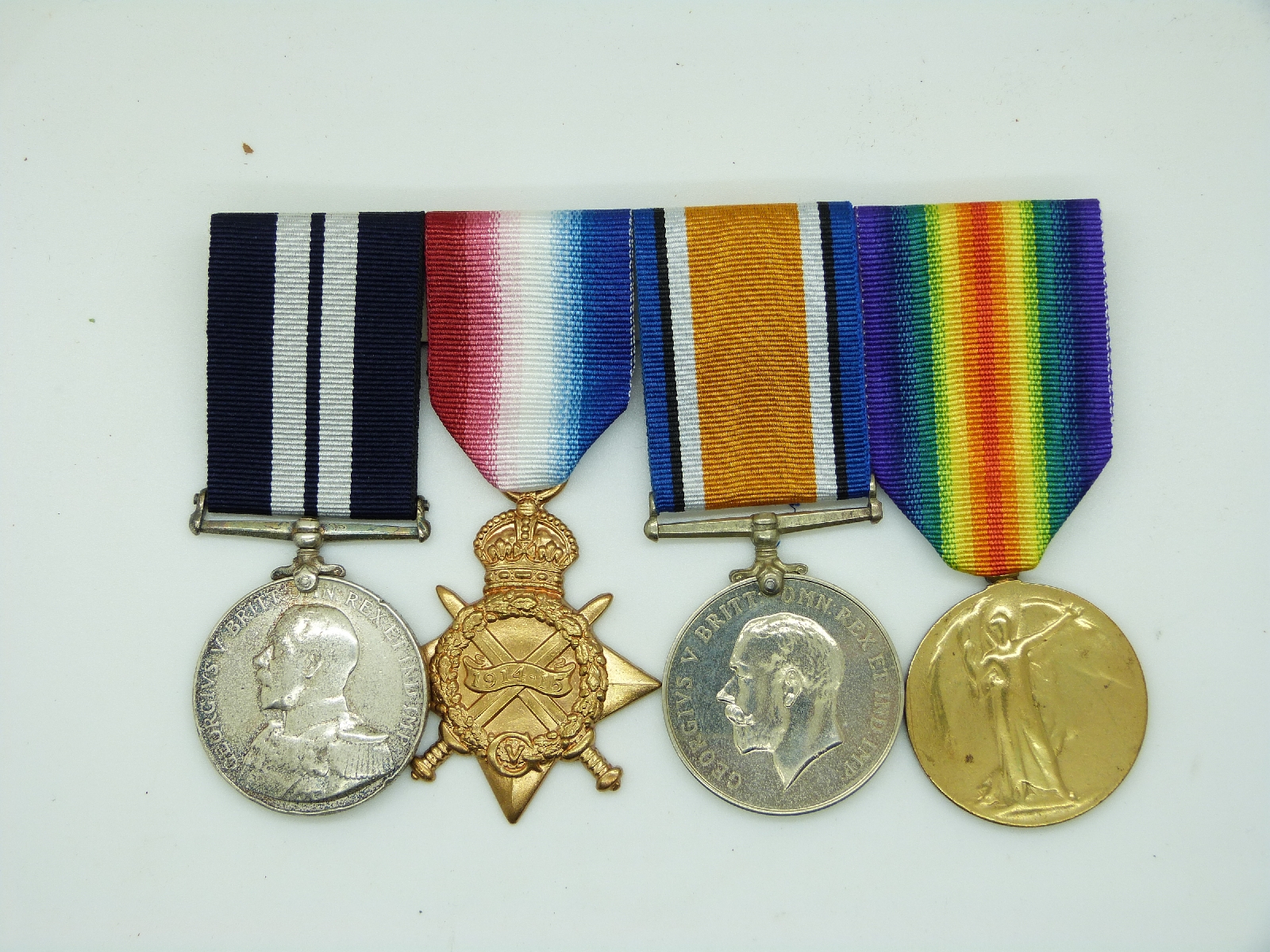 Royal Navy WWI Zeebrugge Raid Distinguished Service Medal Group awarded to J 17954 Frederick