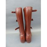 WWII American cavalry riding boots, size 7 1/2 E,