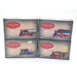 Four Corgi Vintage Glory of Steam limited edition 1:50 scale diecast model Foden Steam Wagons and